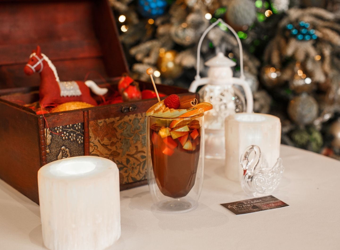 Фото зимнего интерьера ресторана Il Lago